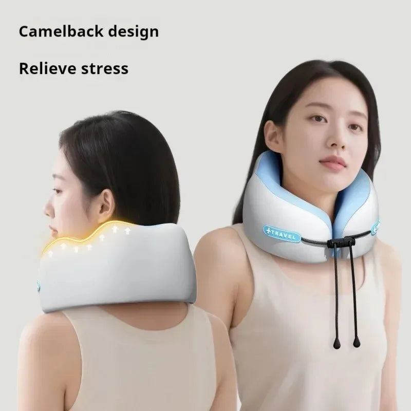 Memory Foam Neck Pillow Travel Pillow Portable U Shape Pillow for Airplane or Office Home Comfort Support