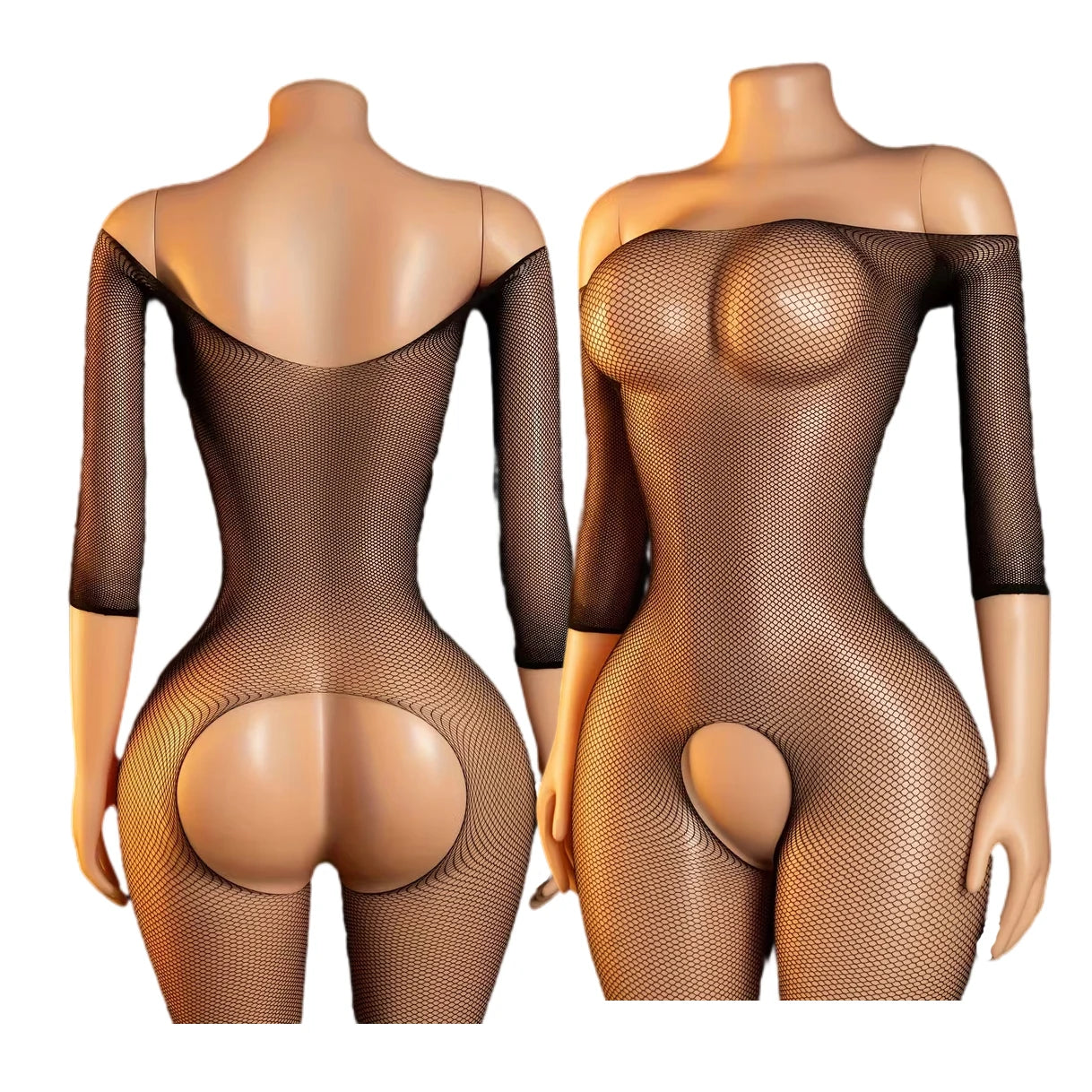 Sexy Lingerie for Women Erotic Babydoll Dress Crotchless Bodystockings Sex Underwear Costumes Nightwear Fishnet Bodysuits
