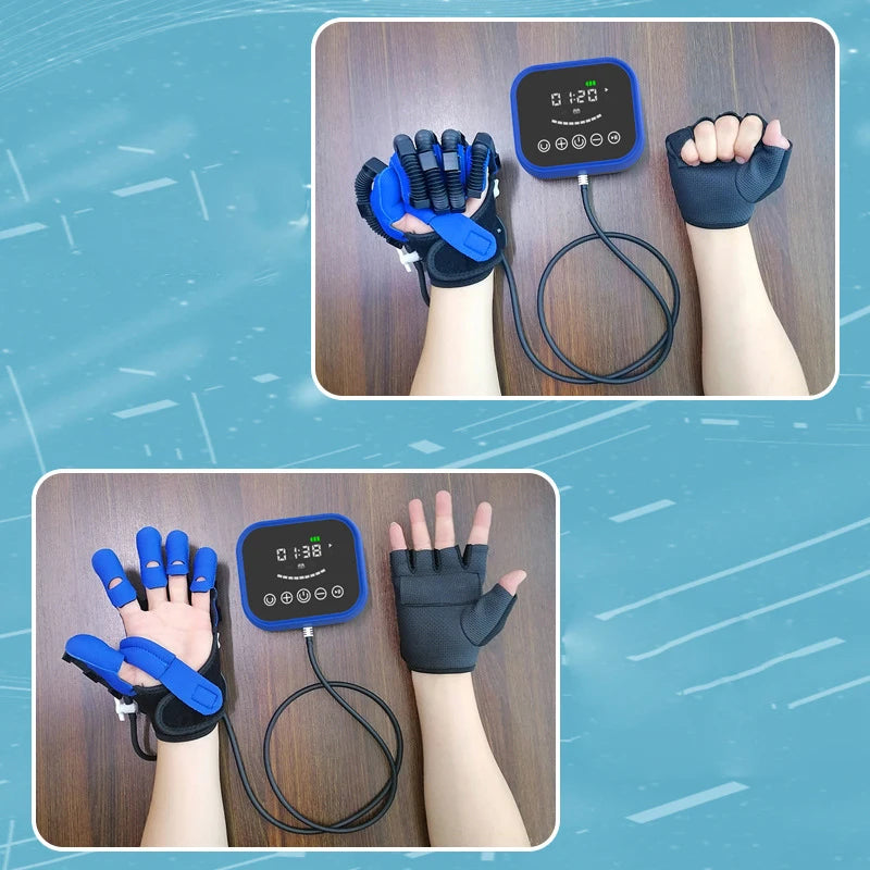 Upgrade Rehabilitation Robot Glove Finger Intelligent Massage Gloves Stroke Hemiplegia Rehabilitation Hand Function Recovery