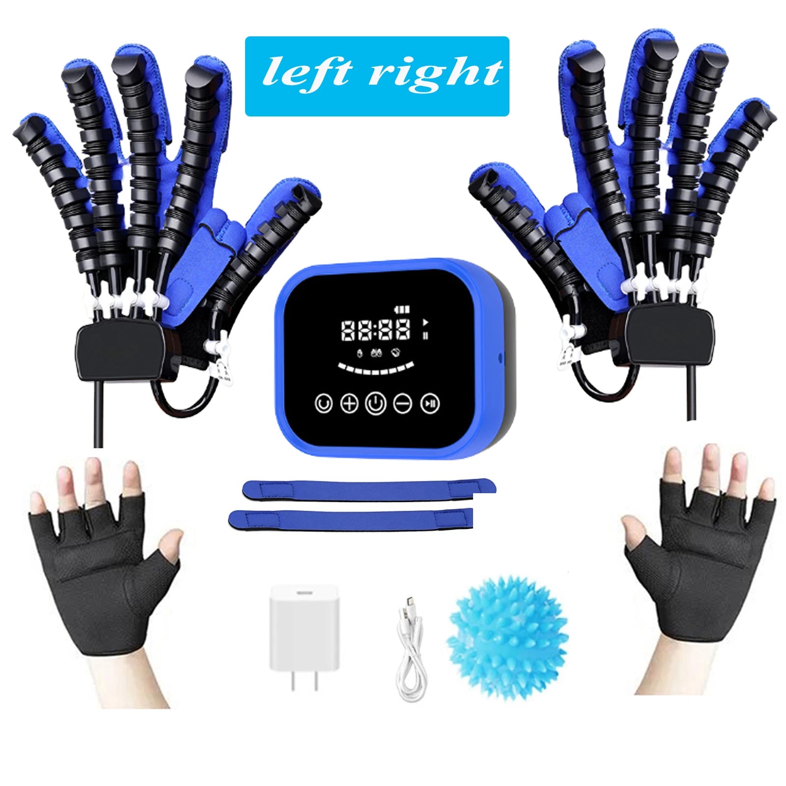 Upgrade Rehabilitation Robot Glove Finger Intelligent Massage Gloves Stroke Hemiplegia Rehabilitation Hand Function Recovery
